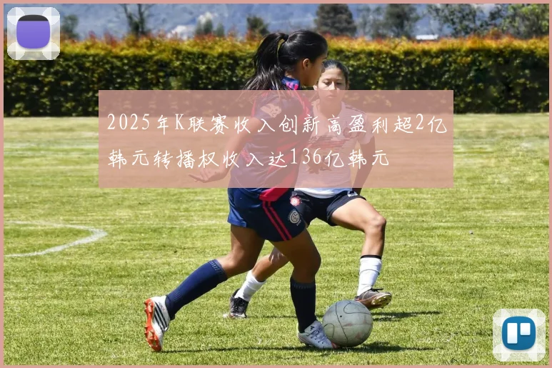 2025年K联赛收入创新高盈利超2亿韩元转播权收入达136亿韩元